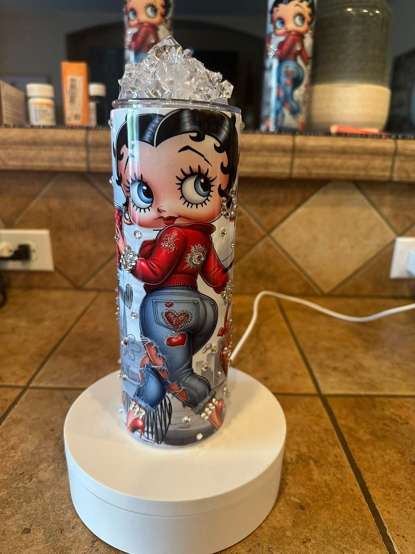 Betty Boop Bling Tumbler