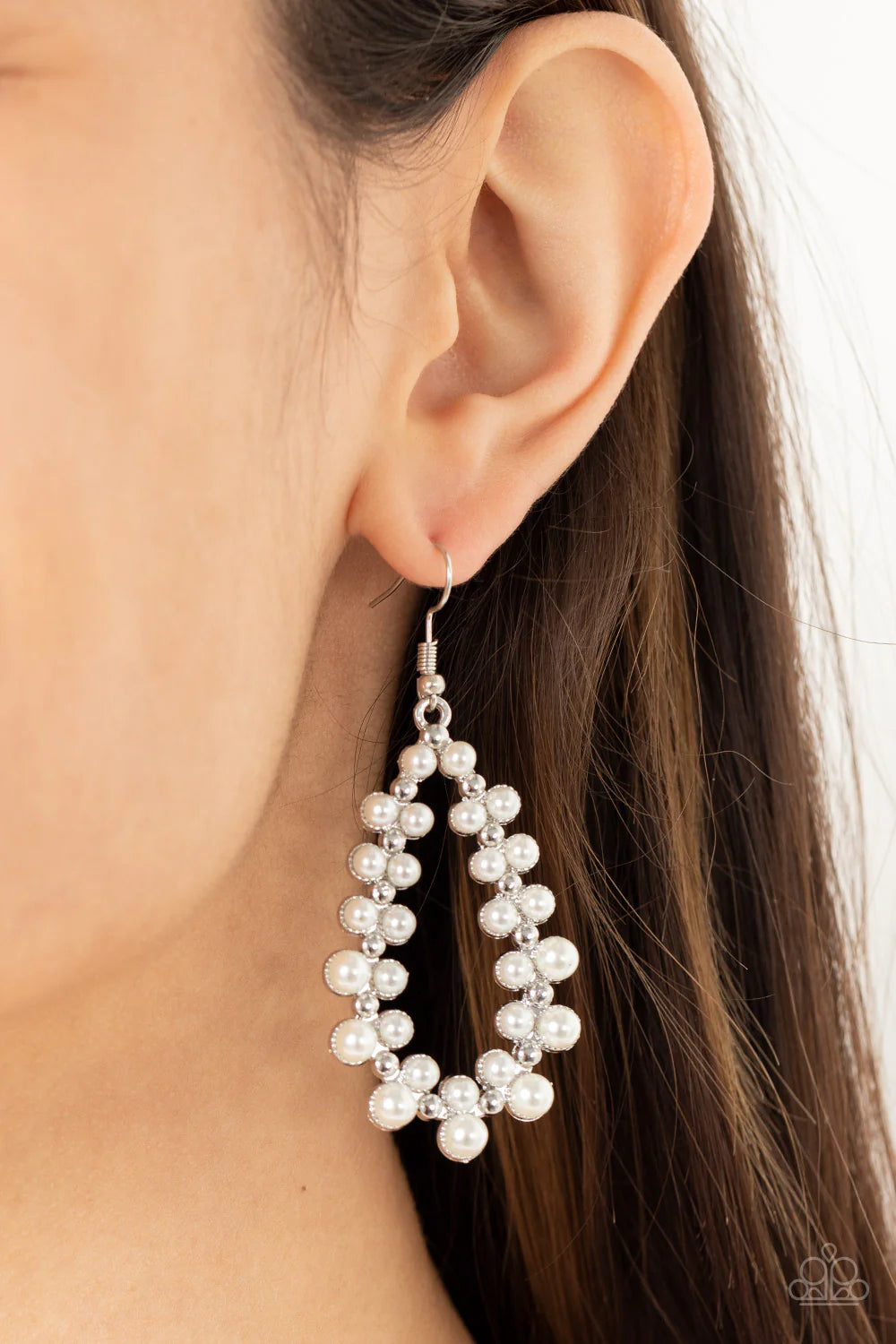 Absolutely Ageless - White ♥ Earrings