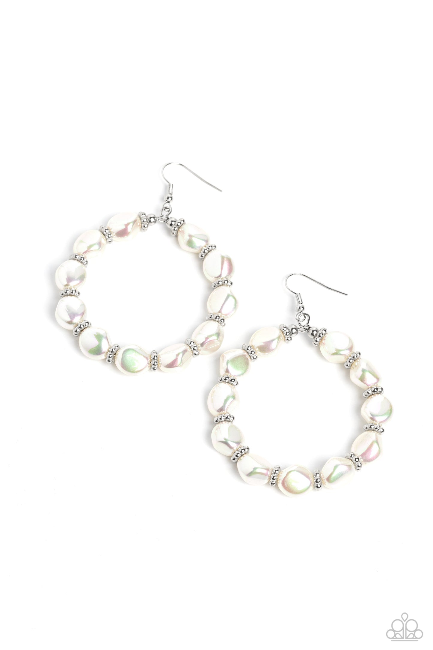 The PEARL Next Door - White ♥ Earrings