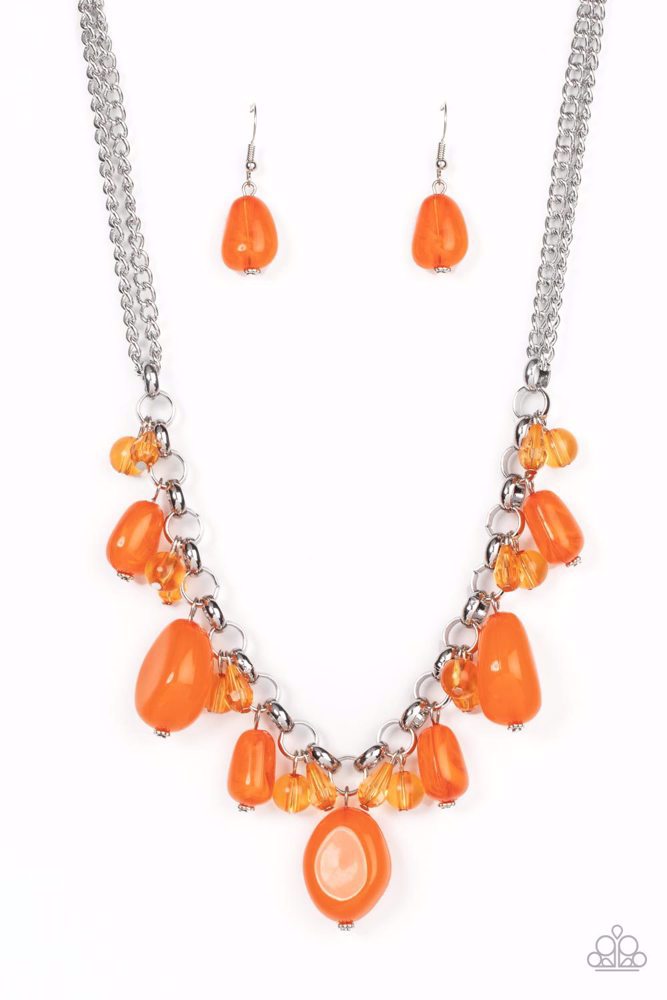 Venetian Vacation - Orange ♥ Necklace