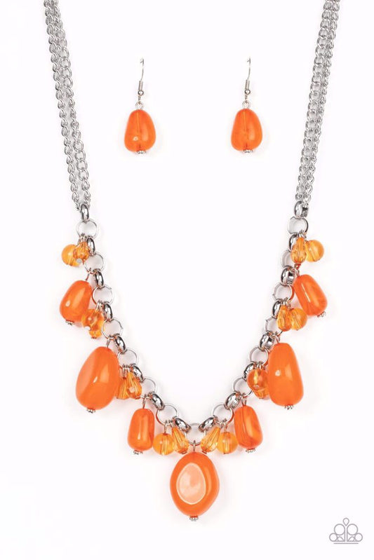 Venetian Vacation - Orange ♥ Necklace
