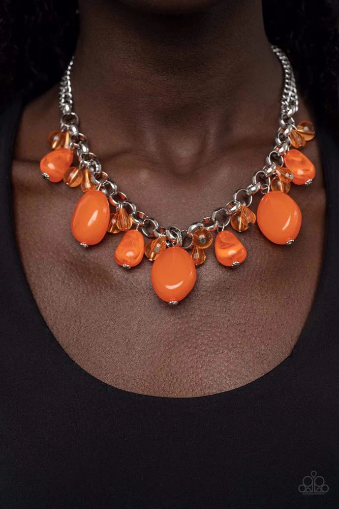 Venetian Vacation - Orange ♥ Necklace