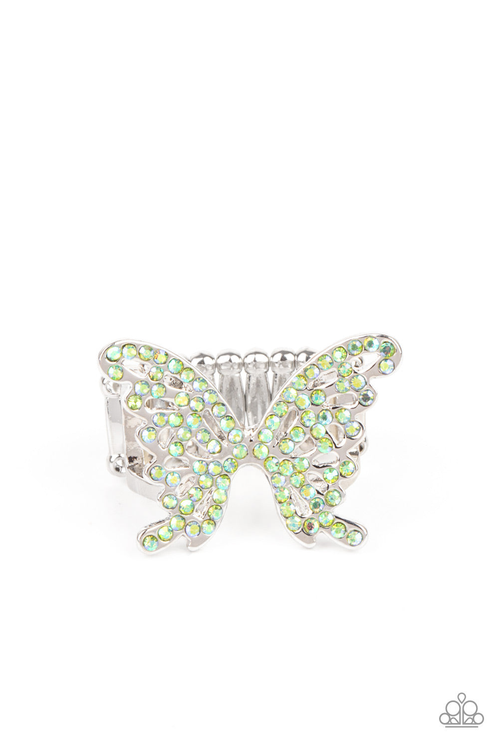 Butterfly Orchard - Green ♥ Ring