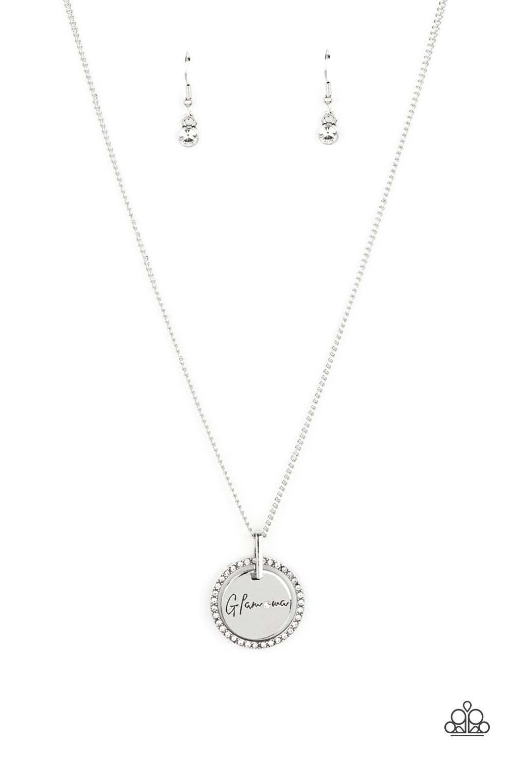Glam-ma Glamorous - White ♥ Necklace