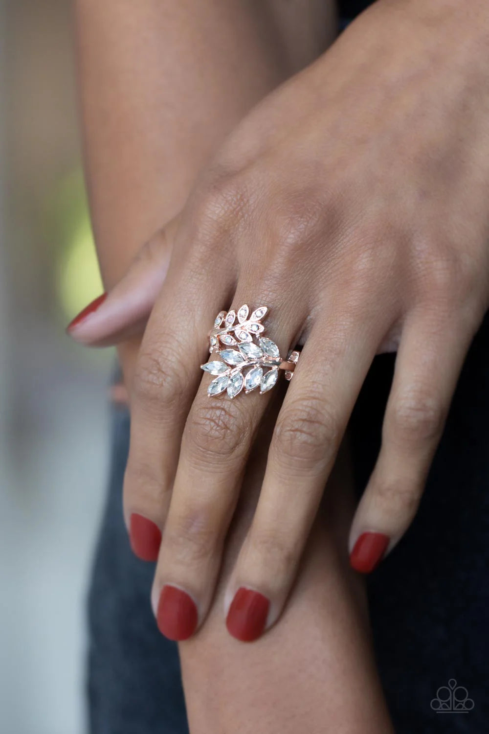 Glowing Gardenista - Rose Gold ♥ Ring