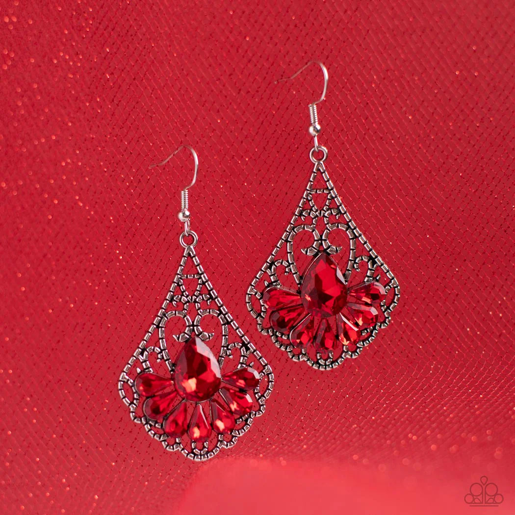 Exemplary Elegance - Red ♥ Earrings