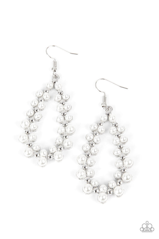 Absolutely Ageless - White ♥ Earrings