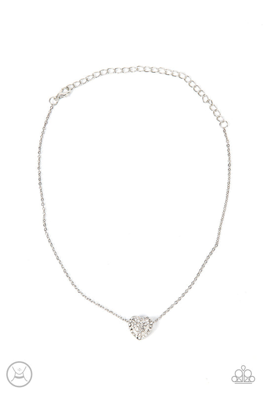 Twitterpated Twinkle - White ♥ Necklace