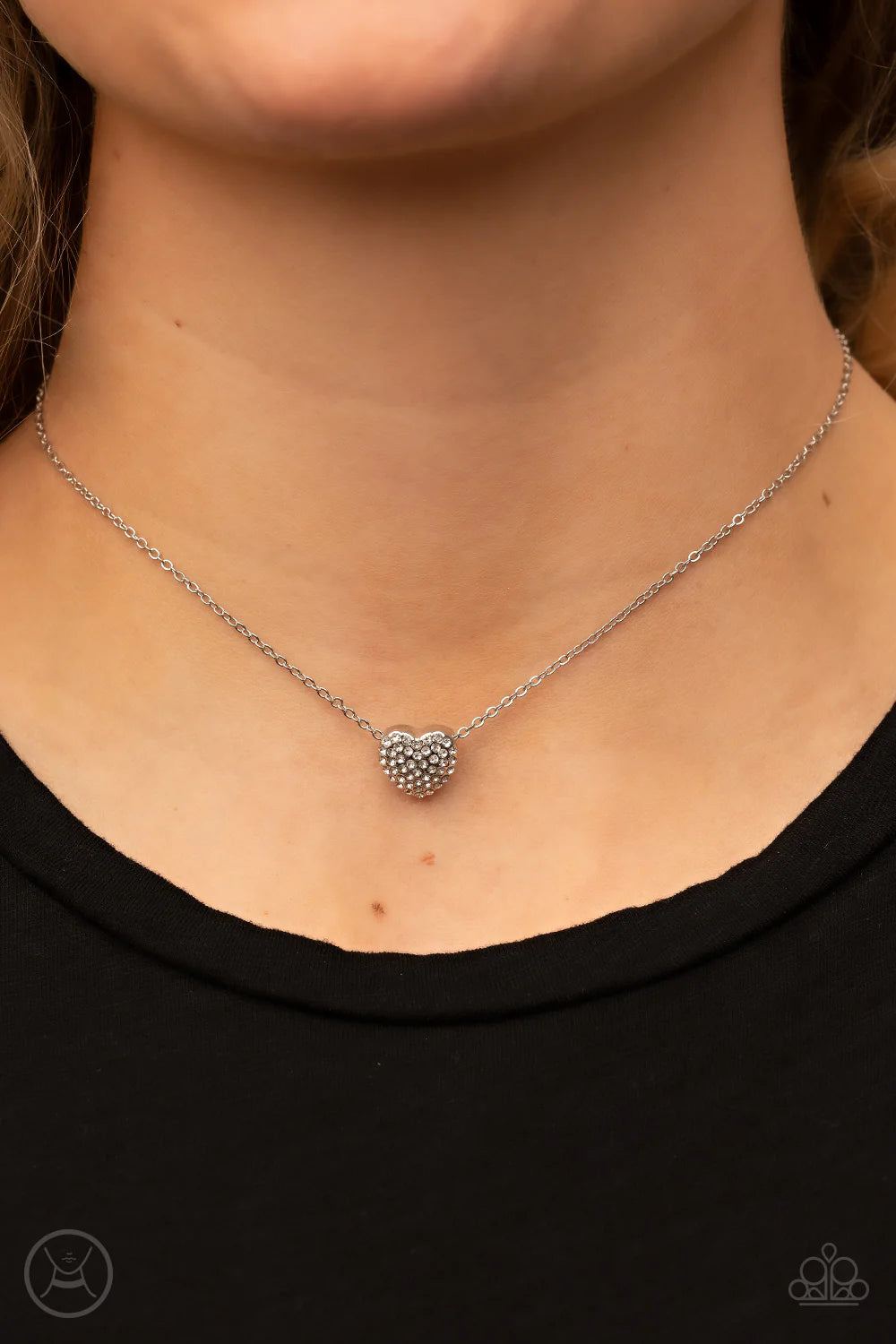 Twitterpated Twinkle - White ♥ Necklace