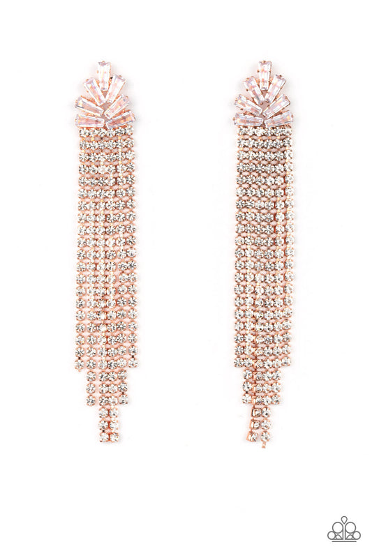 Overnight Sensation - Copper ♥ Post Earrings