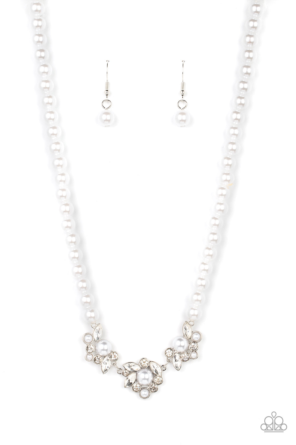 Royal Renditions - White ♥ Necklace