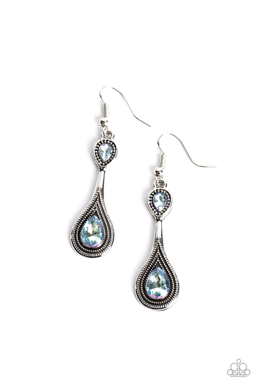 Dazzling Droplets - Blue ♥ Earrings