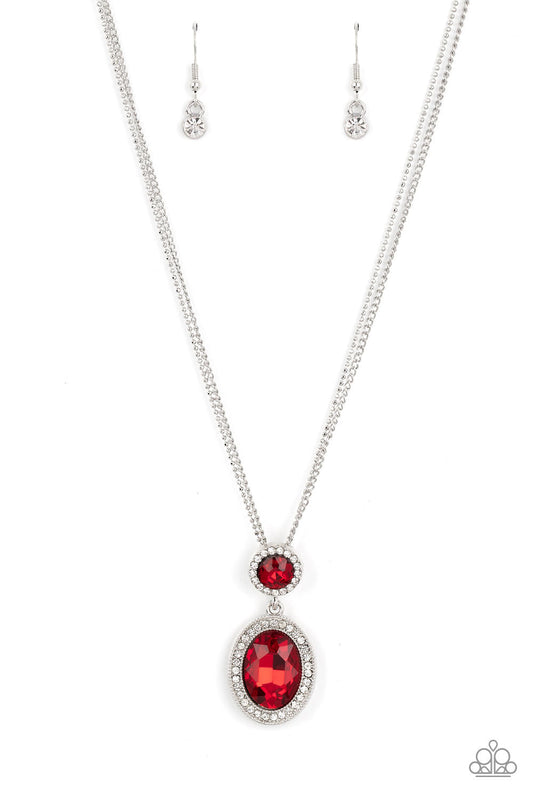 Castle Diamonds - Red ♥ Necklace
