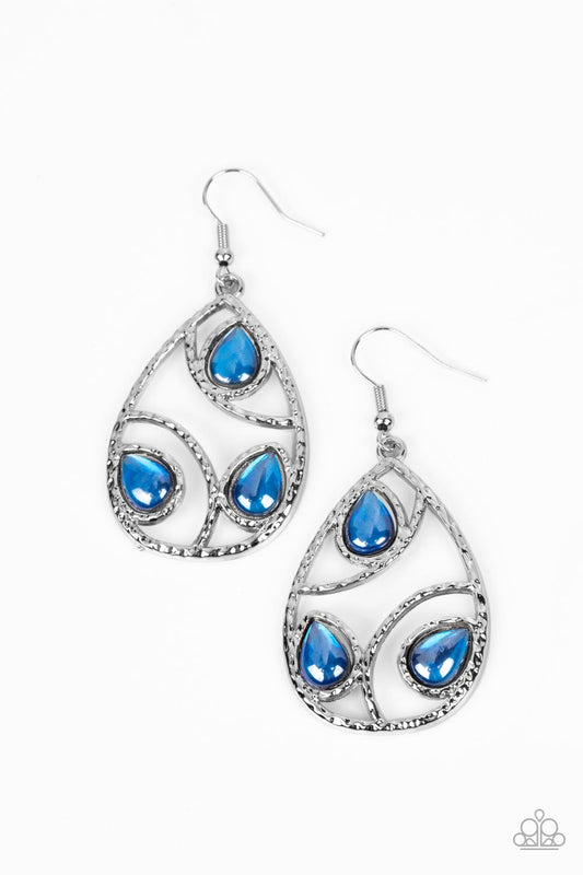Send the BRIGHT Message - Blue ♥ Earrings