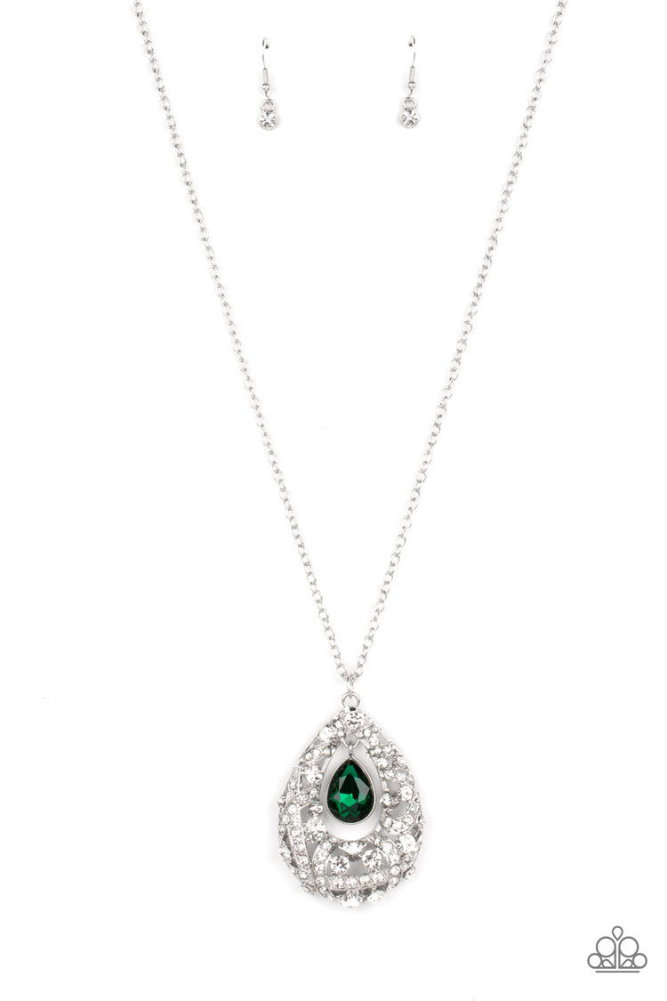 Glitz and GLOW - Green ♥ Necklace