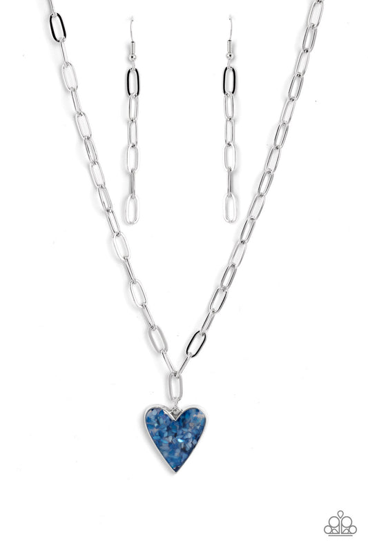 Kiss and SHELL - Blue ♥ Necklace