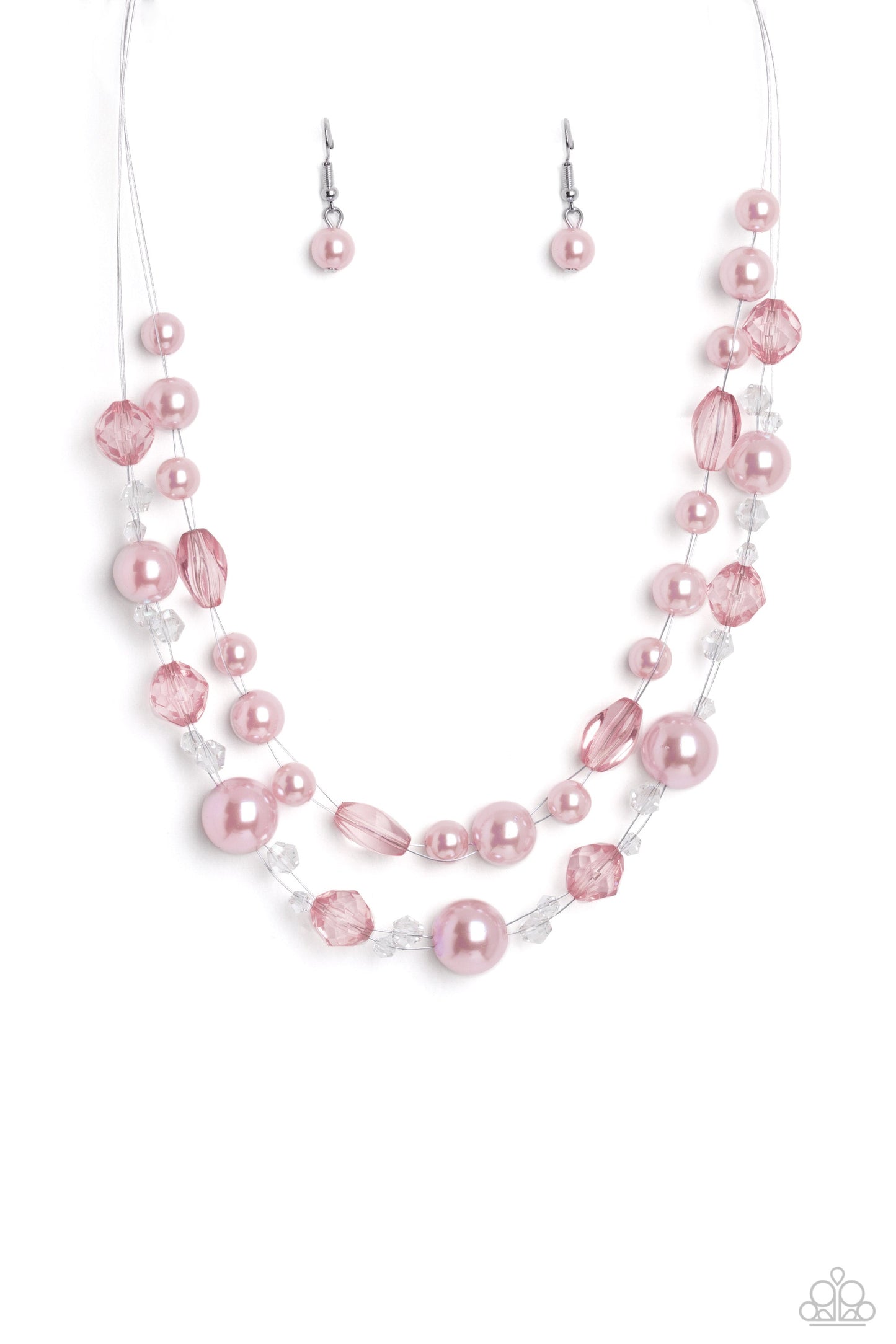 Parisian Pearls - Pink ♥ Necklace