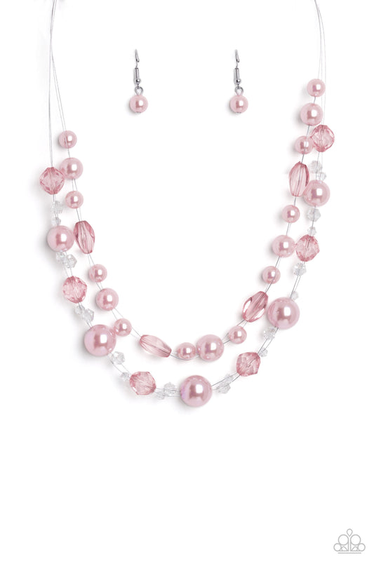 Parisian Pearls - Pink ♥ Necklace