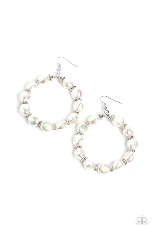 The PEARL Next Door - White ♥ Earrings