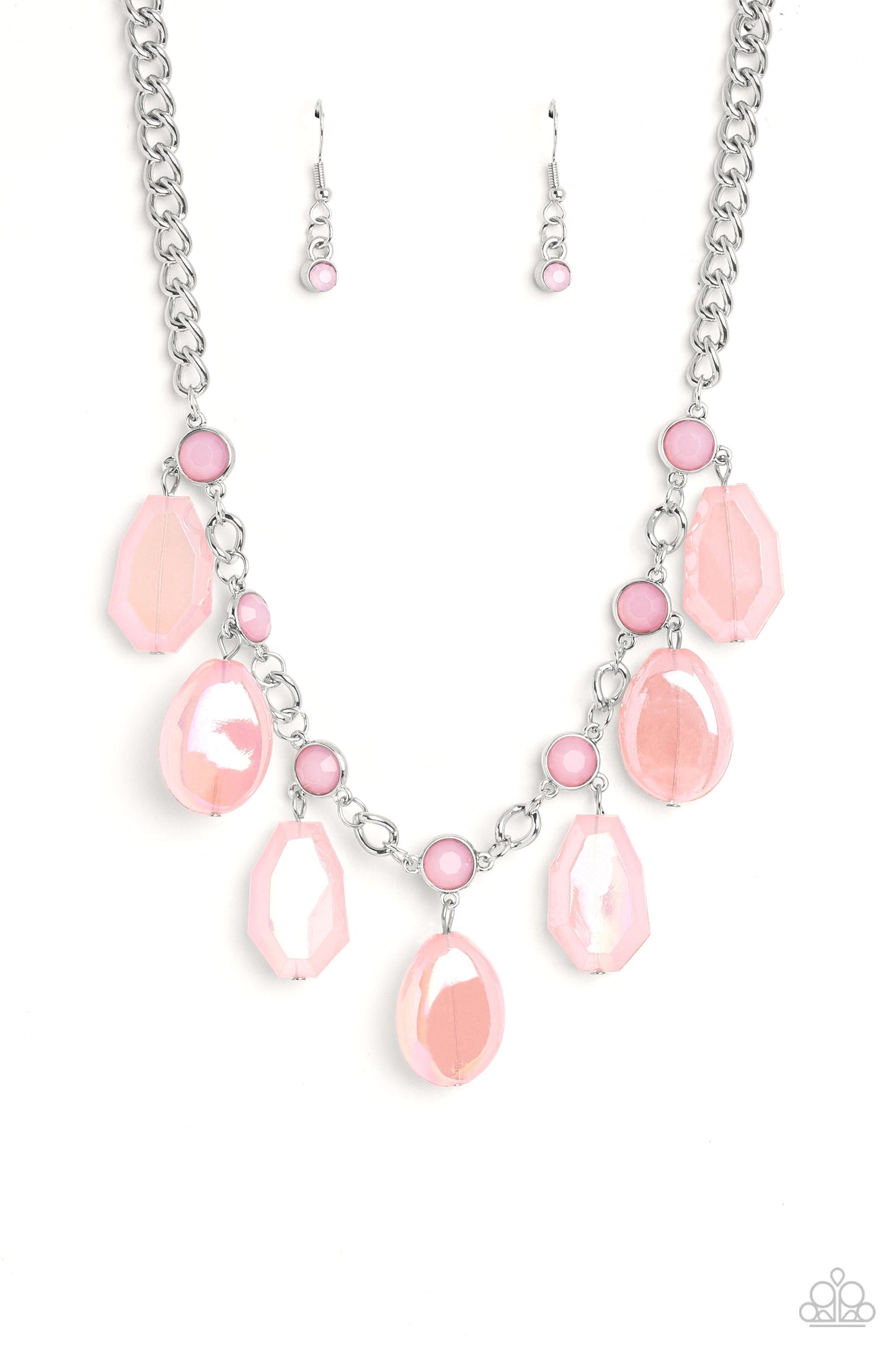 Maldives Mural - Pink ♥ Necklace