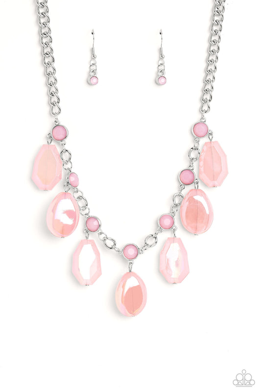 Maldives Mural - Pink ♥ Necklace