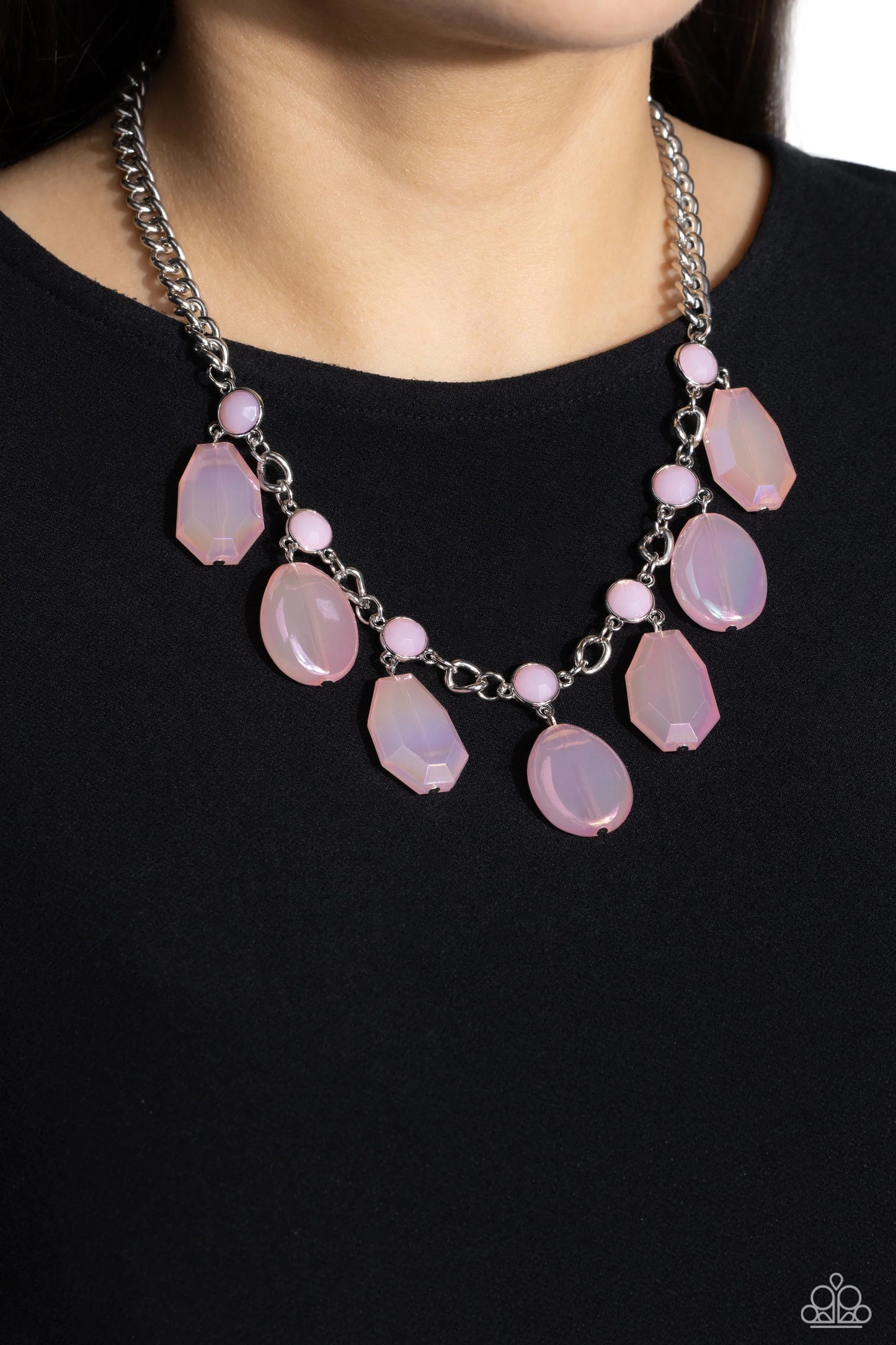 Maldives Mural - Pink ♥ Necklace
